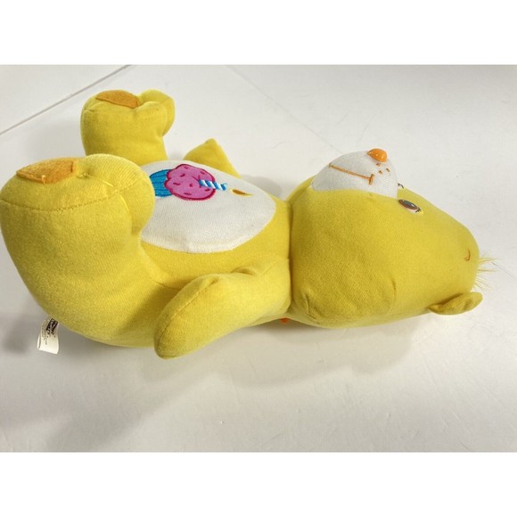 Care Bears 2006 Nanco 11"Plush Yellow Stuffed Toy Animal with Birthday Cupcake - Picture 10 of 12
